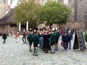 Enjoying AltstadtFest in Nuremberg, Germany