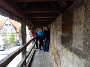 Walking the Wall in Rothenburg 