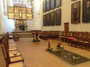 St. Thomas Lutheran Church, Leipzig, Germany - Altar & Burial Site of Johann Sebastian Bach