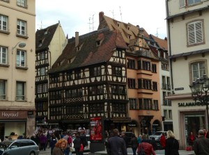 Strasbourg, France, Street Scene in La Petite France