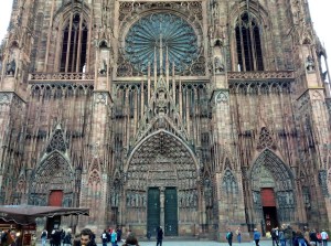 Strasbourg, France, Cathedral Exterior