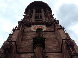 St. Martin's Church facade in Freiburg, Germany