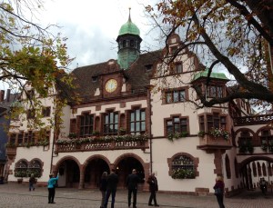 Street scene in Freiburg, Germany