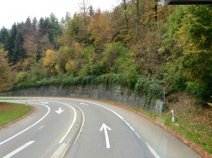 Switzerland road to Heidi Land, October 31, 2013