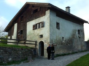 Kathy & Paula outside Heidi's home in Switzerland