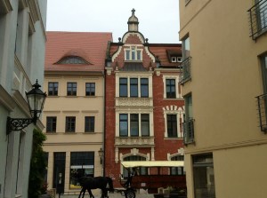 A facade in Wittenberg, Germany