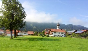 Scenes from a train in Germany