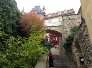 Beautiful Meissen, Germany, aglow in autumn splendor