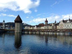 Chapel Bridge and Tower, Lucerne, Switzerland