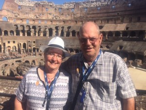 Rhonda & Allen Krahn at the Roman Colosseum August 30, 2015