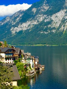 A captivating scene from Hallstett, Austria