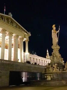 Vienna at night
