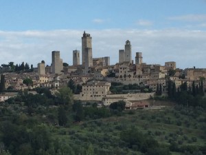 The beautiful hill town of San Gimignano with its 14 towers
