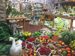 Sirmione, Italy - one of the many store windows 