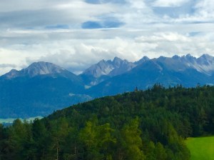 View from the train that carried us from Innsbruck to Mittenwald