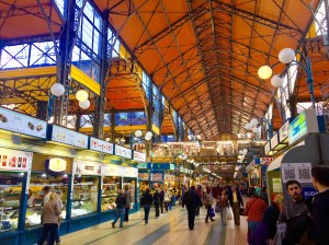Inside Budapest's Central Market Hall