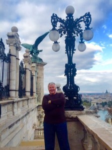 Wayne on Castle Hill in Budapest