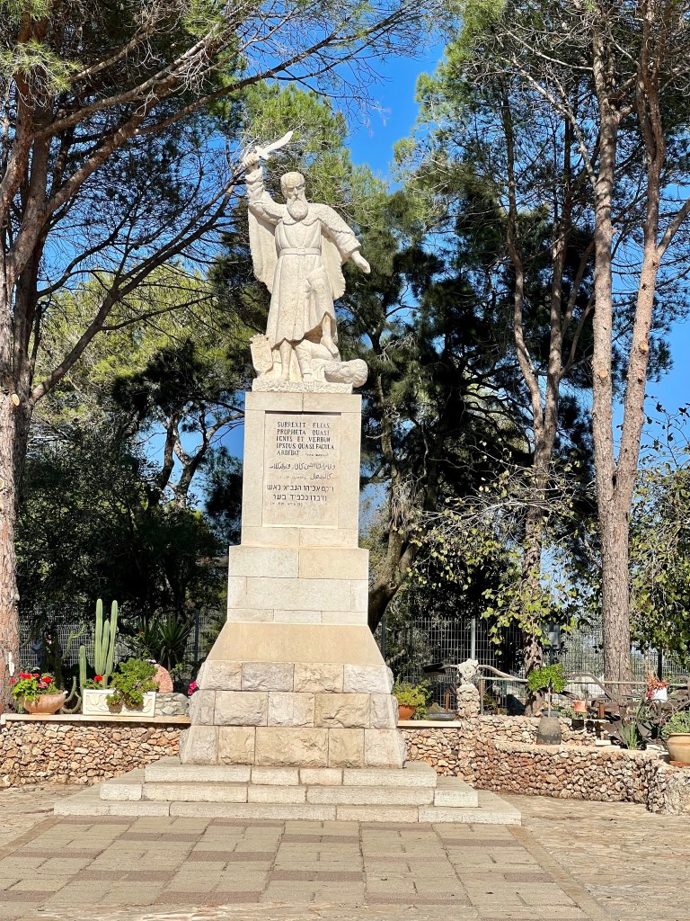 On Mount Carmel, Elijah defeated the prophets of Baal.