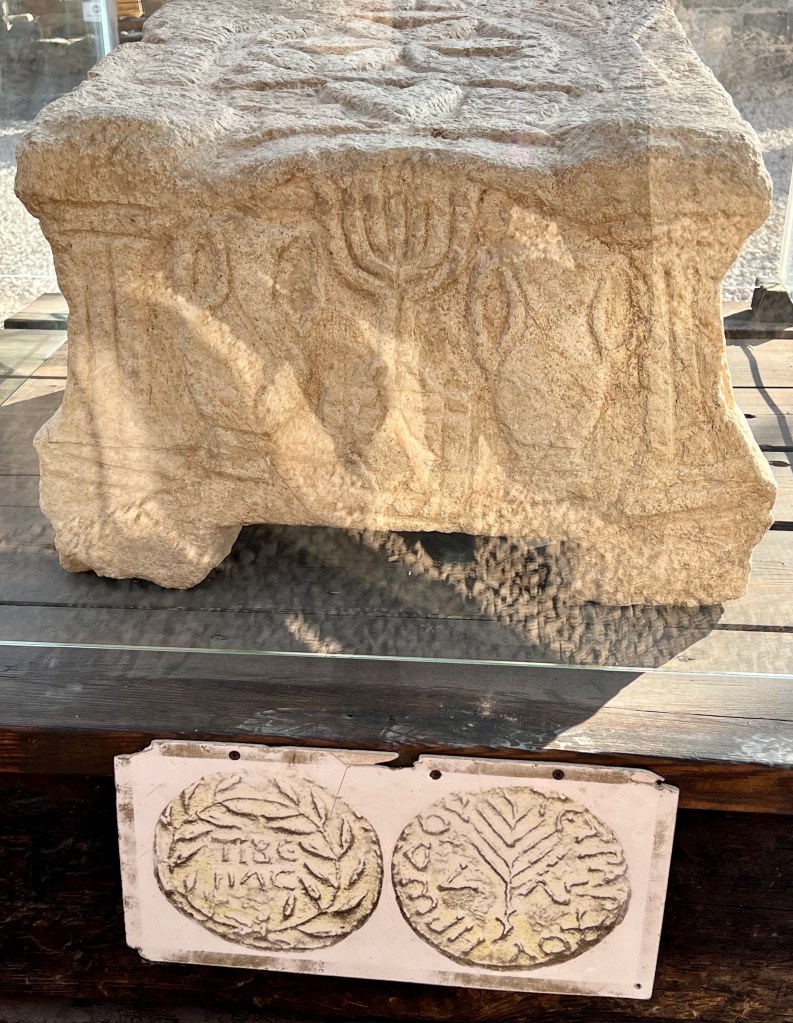 Oldest engraving of a menorah, found in Magdala
