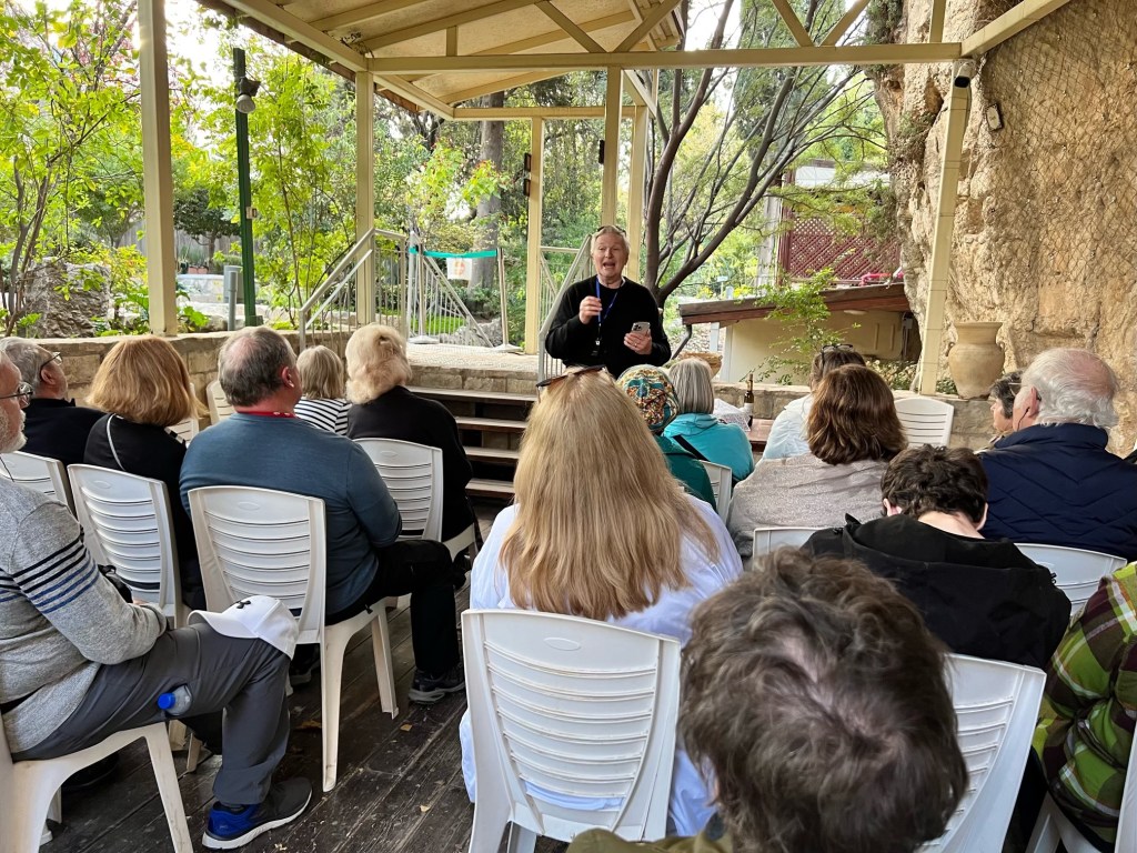 Celebration of Holy Communion at the Garden Tomb